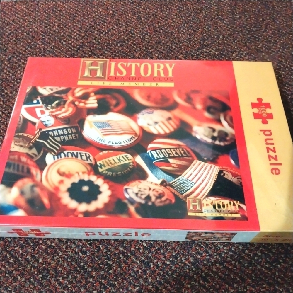 🔵BOGO FREE🔵 New In Shrinkwrap History Channel Club 1000 Piece Jigsaw Puzzle